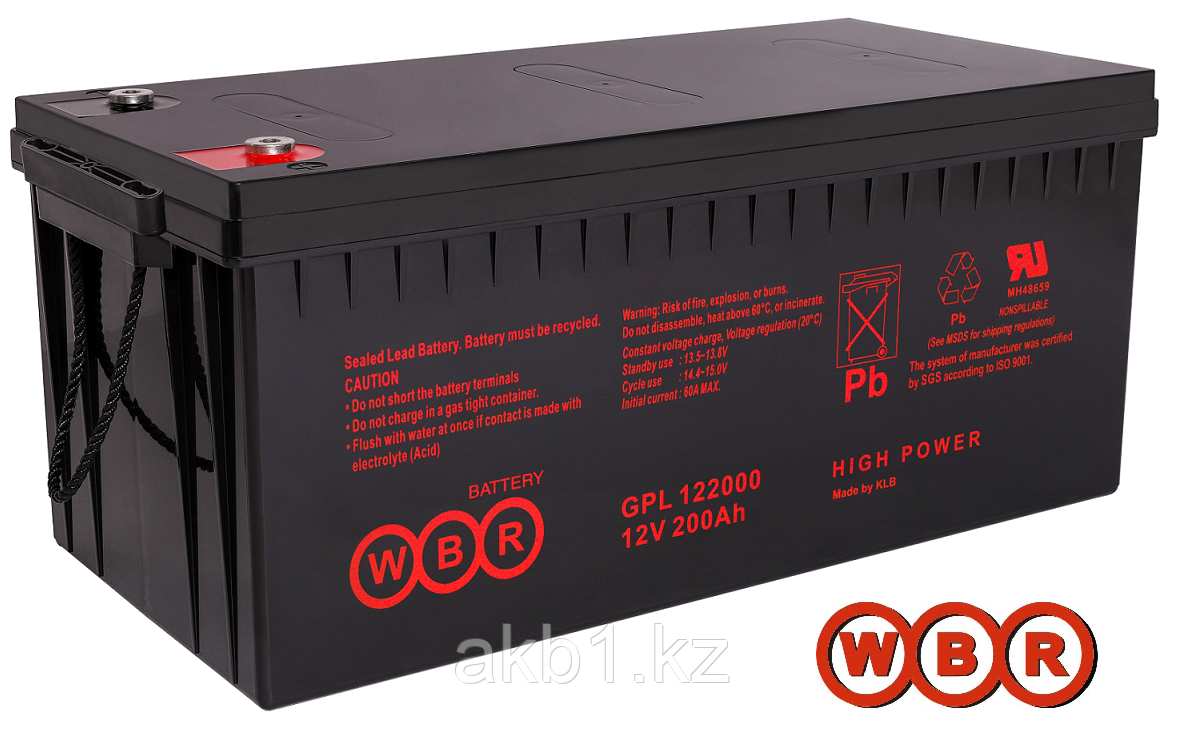 Аккумулятор WBR GPL 122000 (12В /200Ач)