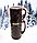 Вакуумный термос для горячих и холодных напитков с стеклянной колбой  2 стакана 1 L Always LV-10 бордовый, фото 9