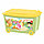Ящик для игрушек Бытпласт на колесах с аппликацией красный, фото 2