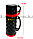 Вакуумный термос для горячих и холодных напитков с стеклянной колбой  2 стакана 1 L Always LV-10 черный, фото 6