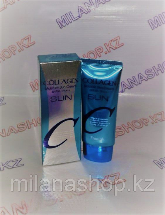 Enough Collagen Moisture Sun Cream SPF50+ PA+++ Увлажняющий солнцезащитный крем с коллагеном