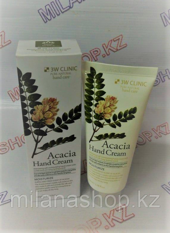 3W Clinic Acacia Hand Cream 100 ml  - Крем для рук с экстрактом акации