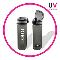 Нанесение логотипа на бутылках