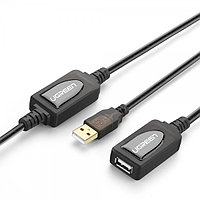 USB(m) - USB(f) кабелі USB 2.0, 10m US121 (10321) UGREEN ұзартқыш сымы
