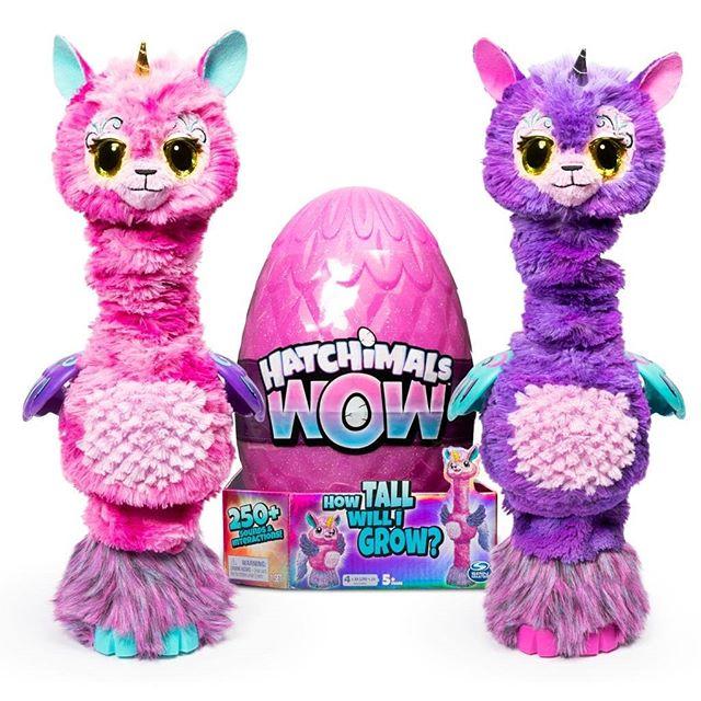 Интерактивная игрушка Лама-единорог Llalacorn HatchiWow растущая Hatchimals