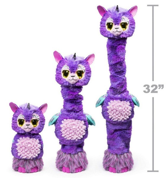 Интерактивная игрушка Лама-единорог Llalacorn HatchiWow растущая Hatchimals