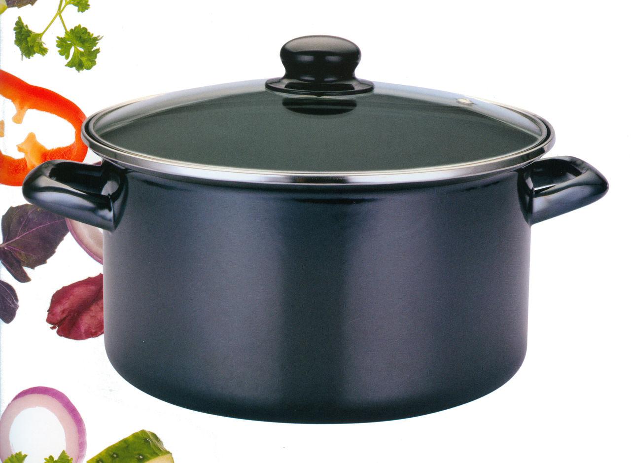 Кастрюля с антипригарным покрытием 3.6 л, Ø 20 см "Black Tiger" (SSW Berlin, Германия), фото 1