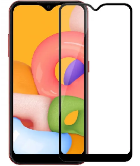 Защитное стекло 3D для Samsung Galaxy A01 - фото 1 - id-p80389990