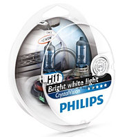 PHILIPS CRYSTAL VISION H11/W5W 12362CVSM 12V Штатная галогеновая лампа