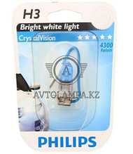 PHILIPS CRYSTAL VISION H3 12336CVB1 12V  Штатная галогеновая лампа