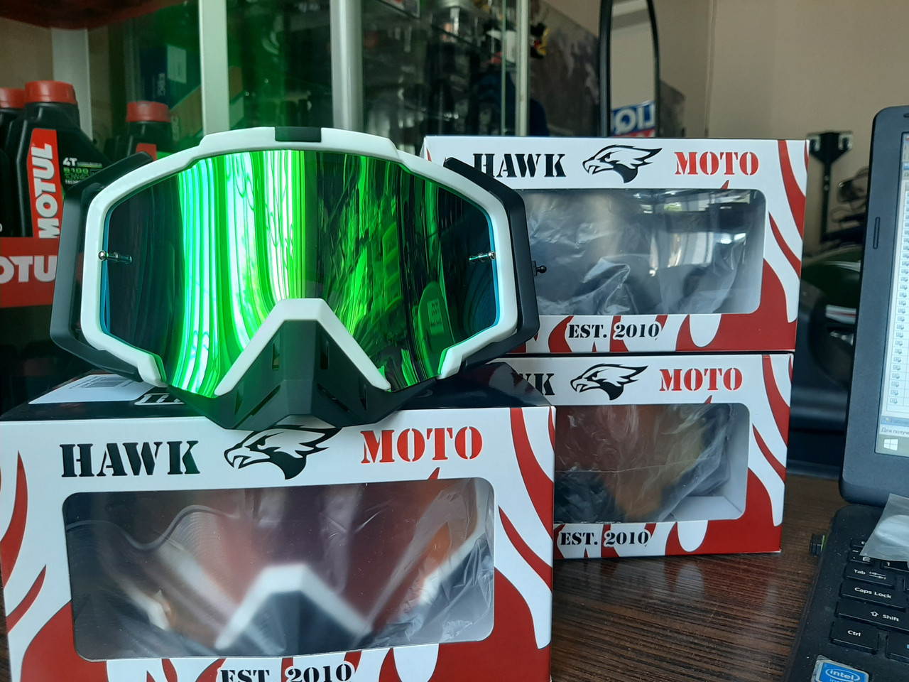 Очки кросcовые Hawk Moto