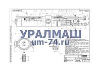 Гидроцилиндр телескопирования стрелы автокрана ЦГ-125.100х6000.31-03 (КС-45722.65.900-1)