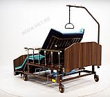 МЕТ REMEKS XL Механическая медицинская кровать с переворотом и туалетом, с увеличенной шириной ложа, фото 3