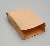 Пакет бумажный фасовочный, крафт, V-образное дно, 35 х 20 х 9 см