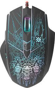 Мышь игровая Defender Doom Fighter GM-260L оптика,6кнопок,800-3200dpi