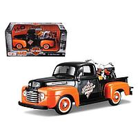 Maisto.Harley-Davidson: 1:24 H-D Ford F-1 Pickup H-D FLH DUO GLIDE мотоциклімен