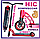 🛴 Трюковой самокат профессиональный Kick Scooter с усиленным хомутом и рулем 85 см, колесо 100мм - Красный, фото 2