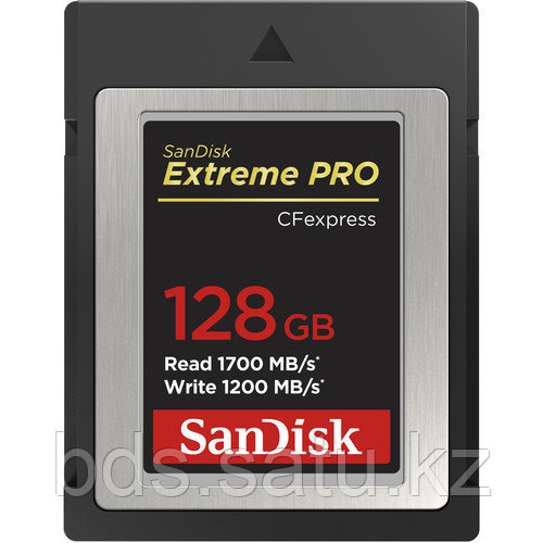 Карта памяти SanDisk 128GB Extreme PRO CFexpress Type B (1700/1200 MB/s, SDCFE-128G) - фото 1 - id-p80576949