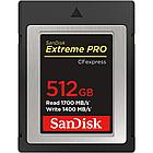 Карта памяти SanDisk 512GB Extreme PRO CFexpress Type B (1700/1400 MB/s, SDCFE-512G)