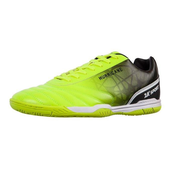 Футзальные бутсы 2K Sport Hurricane IC, lime/black, размер 40,5