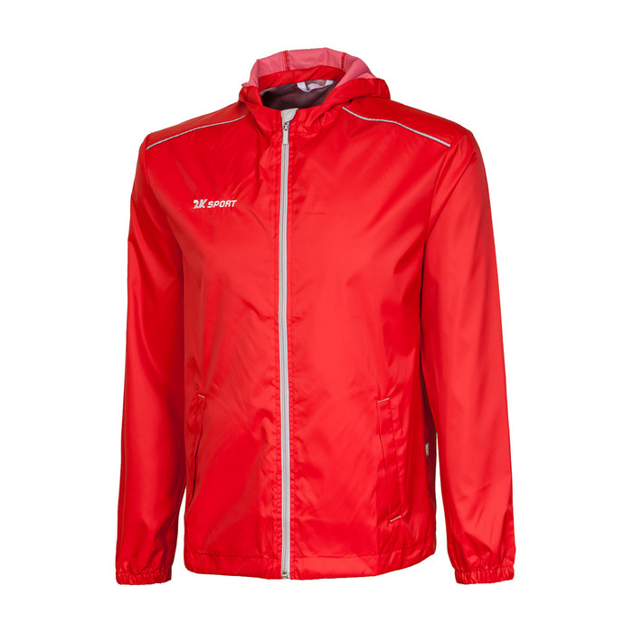Куртка ветрозащитная 2K Sport Futuro, red/silver, размер YL