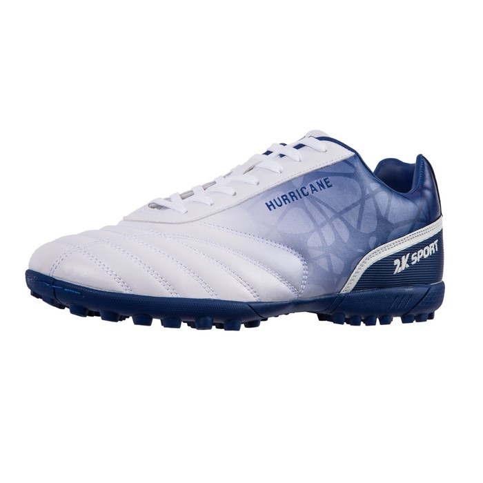 Футбольные бутсы детские 2K Sport Hurricane TF, white/royal, размер 36