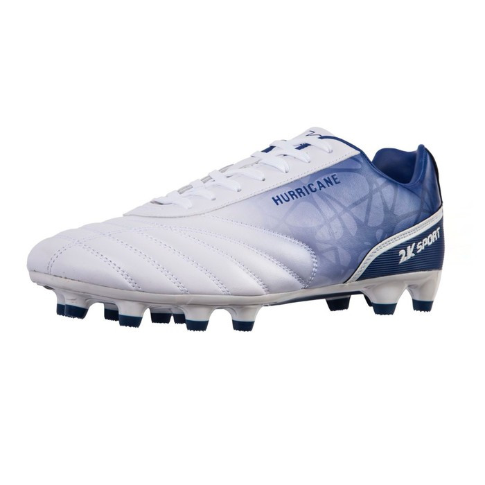 Футбольные бутсы детские 2K Sport Hurricane FG, white/royal, размер 38