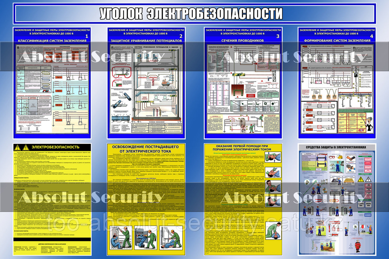 Уголок электробезопасности (1)