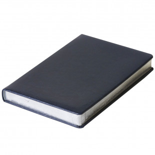 Датированный ежедневник SILVANO, A4 Синий с серебряным срезом