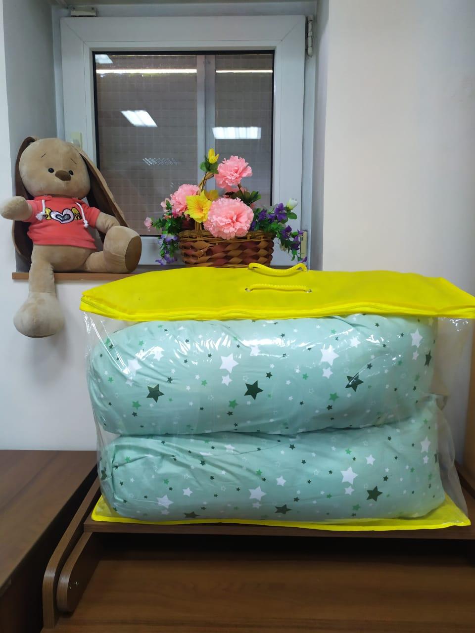 Подушка для беременных Звезды/зеленый, фото 1