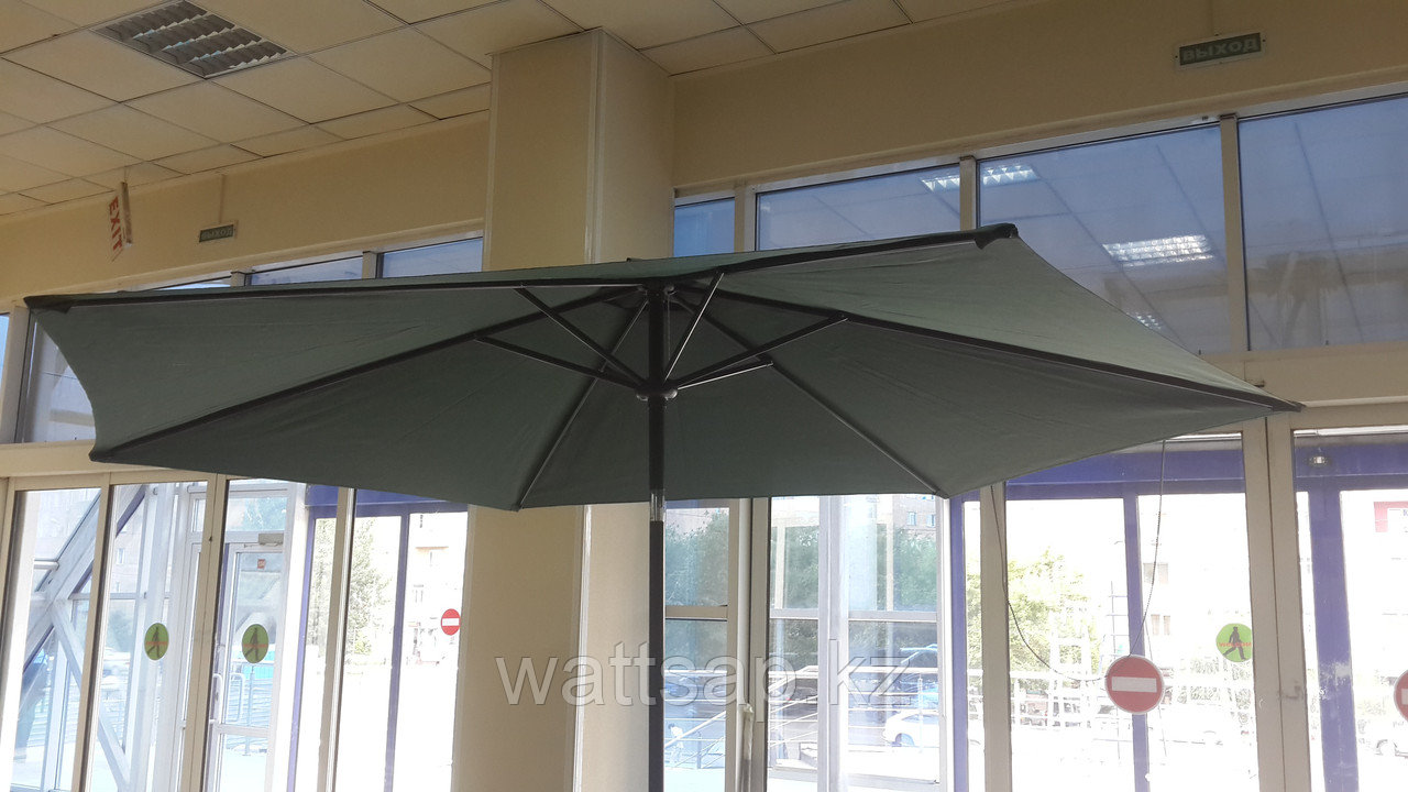 Садовый зонт угловой с лебедкой - фото 6 - id-p6012382