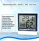Термометр с гигрометром и часами CX-318., фото 3