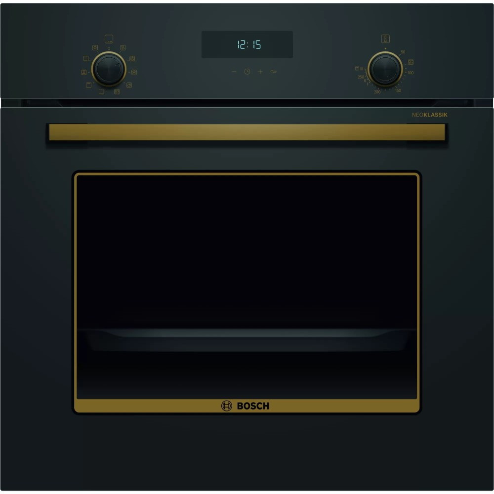 Встраиваемый духовой шкаф Bosch 60 cm Flat black, NeoKlassik (HBJN 17 EBOR) - фото 1 - id-p80658978