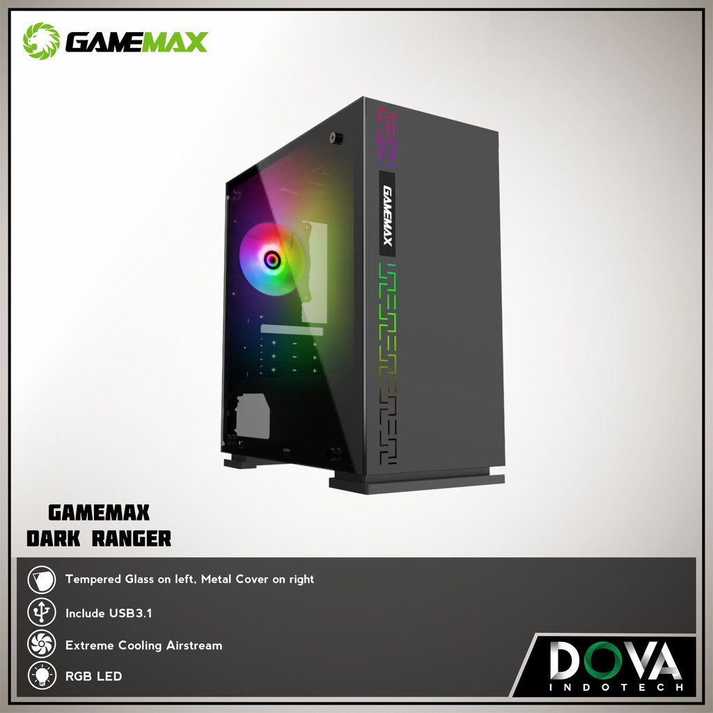 Корпус GameMax H605-TR DARK RANGER