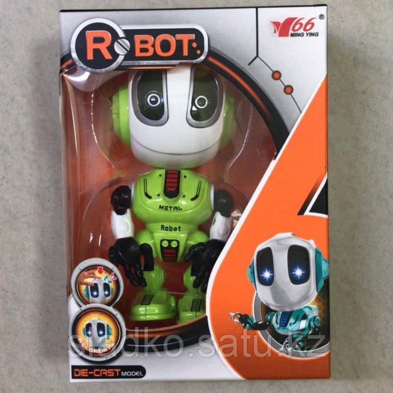Интерактивный Робот Литой Metal Robot зеленый - фото 1 - id-p80670537