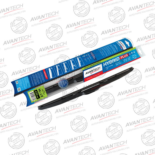 450 Щетка стеклоочистителя Avantech "Hybrid", гибридная, под крючок, 18" (45cм)