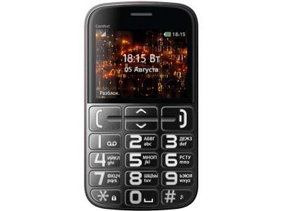Мобильный телефон BQ-2441 Comfort (Black-Silver), фото 1