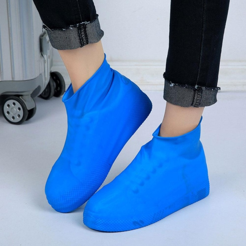 Резиновые бахилы на обувь от дождя, размер S - фото 3 - id-p80699726