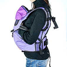 Рюкзак-кенгуру для переноски детей, цвет черный - Оплата Kaspi Pay, фото 2