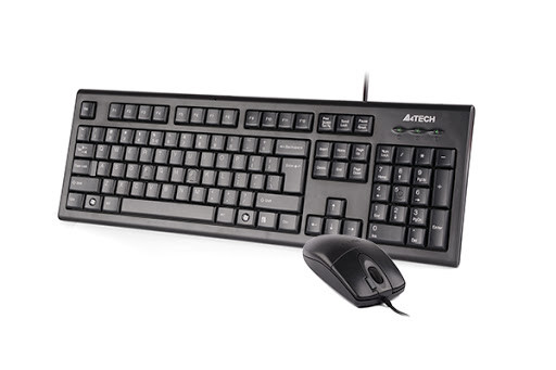 Клавиатура+мышь A4tech KR-8520D USB, Black, Slim, 800DPI/4000FPS
