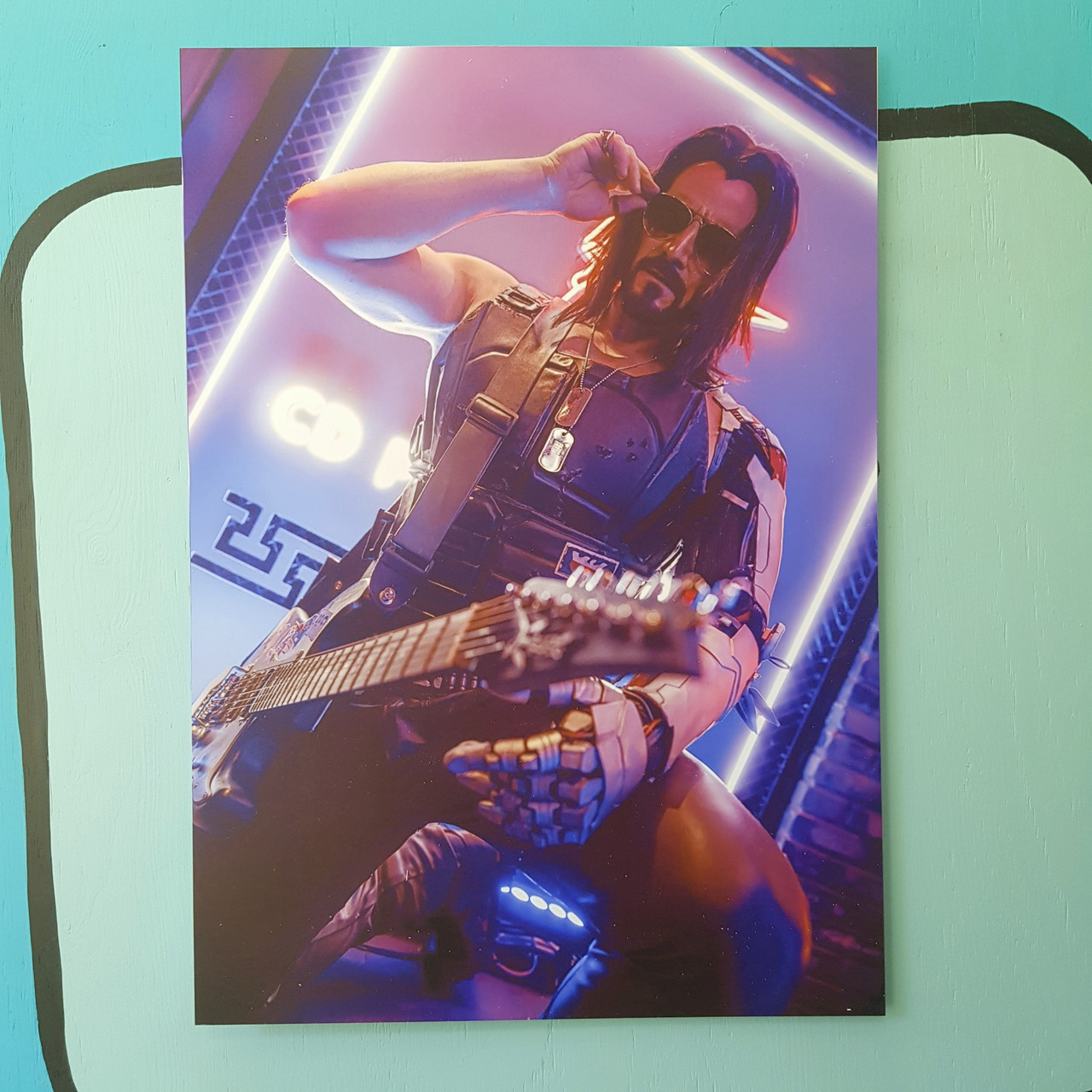 Постер Джонни Сильверхенд - Cyberpunk 2077