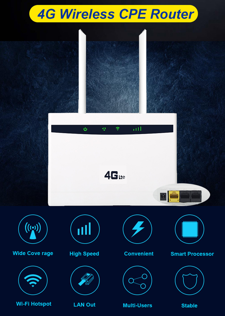 Модем 4G 3G LTE WiFi роутер беспроводной 300 мб/с SIM карты СИМ Tele2 Билайн Актив Kcell Altel - фото 5 - id-p80725344