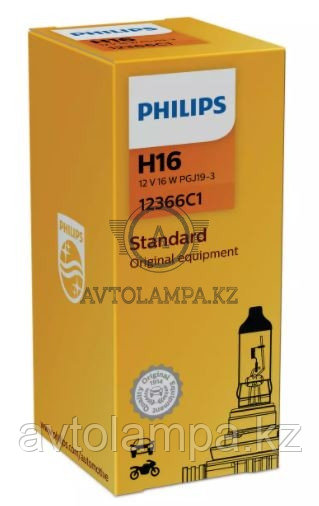 PHILIPS H16 12366 12V 19W PGJ19-3 C1