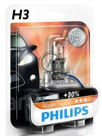 PHILIPS Premium VISION H3 12336PRB1 12V  Штатная галогеновая лампа
