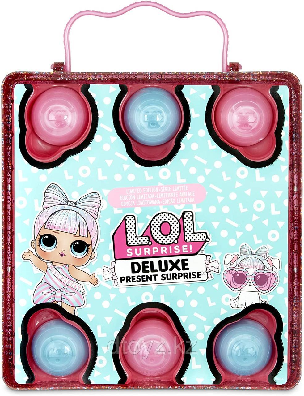 LOL Deluxe Present Surprise - Подарок-сюрприз Делюкс с Бантом розовый - фото 3 - id-p80727775