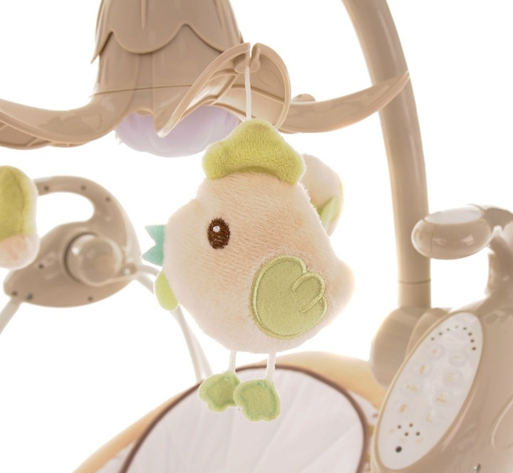 Электрокачели Pituso Carino Beige/Бежевый Мишки