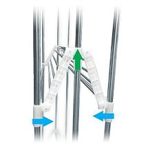 Сушилка складная для белья «Folding Clothes Hangers» трехуровневая, фото 4