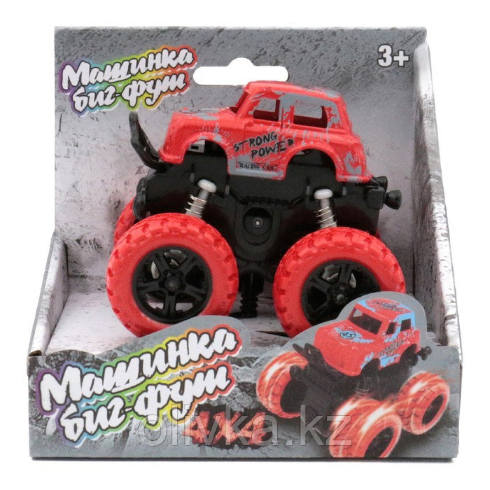 Машинка инерционная Funky Toys 4х4, цвет красный