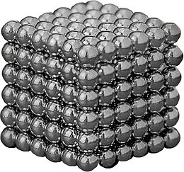 Антистресс магнитный Мини-Неокуб, 216 шариков d=0.3 см. (серебро)