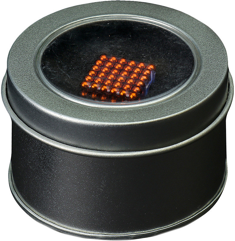 Антистресс магнитный Мини-Неокуб, 216 шариков d=0.3 см. (оранжевый) - фото 3 - id-p80750974